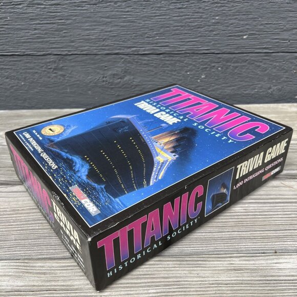 1998 Talicor Titanic Historical Society Trivia Adult Board Game Complete - Picture 10 of 14